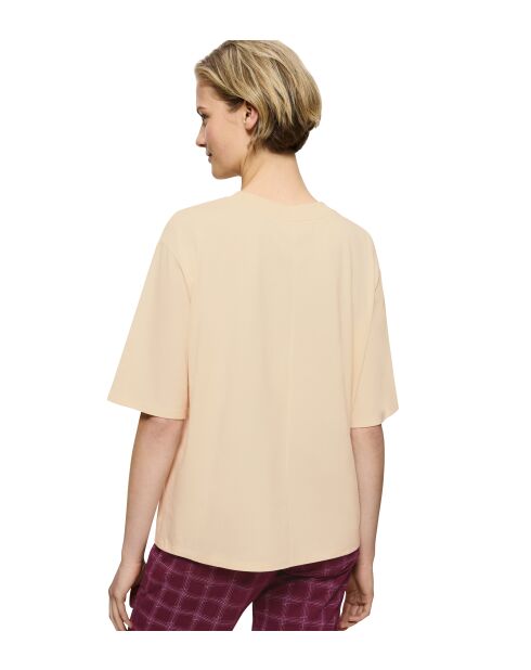 Top Mix & Match Top 3/4 cremefarben