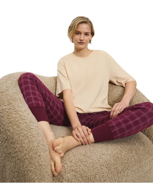 Top Mix & Match Top 3/4 cremefarben