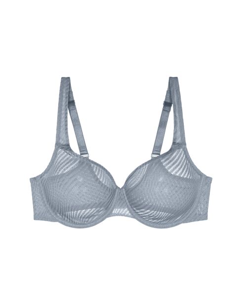 Soutien-gorge minimiseur avec armatures Harmony Spotlight W01 bleu coquillage