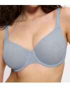 Soutien-gorge minimiseur avec armatures Harmony Spotlight W01 bleu coquillage