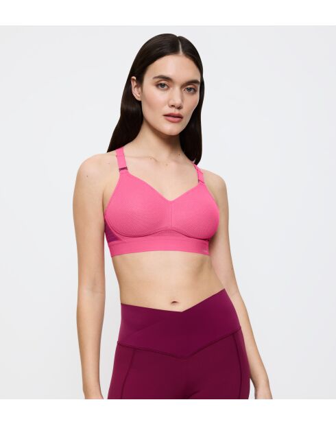 Glamouröser rosa Triaction Hybrid Lite P EX verstärkter Bügel-BH