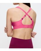 Glamoureuze roze Triaction Hybrid Lite P EX versterkte beugelbeha