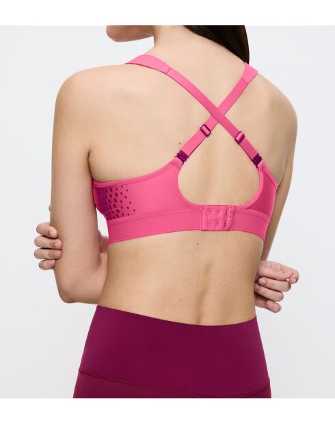 Glamouröser rosa Triaction Hybrid Lite P EX verstärkter Bügel-BH