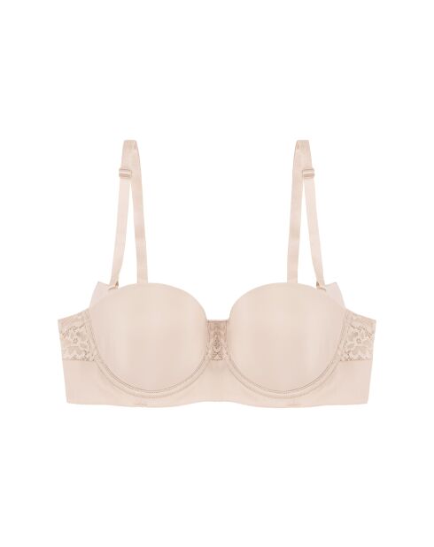 Brede beugelbeha met afneembare bandjes Vivid Spotlight WDP beige cameo