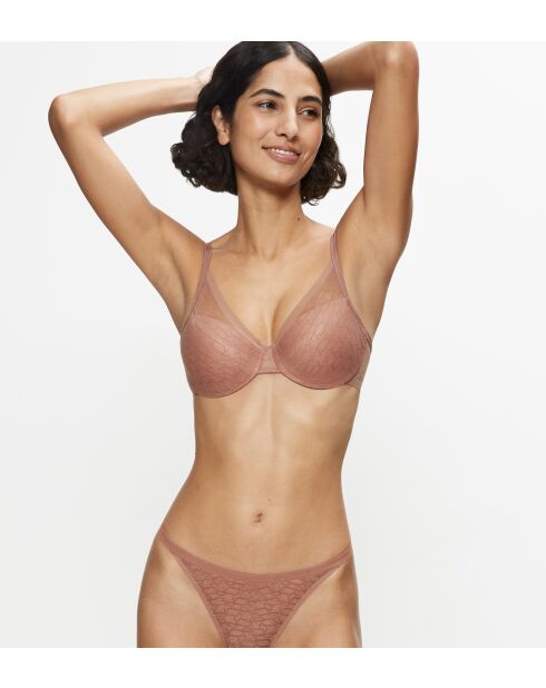 Triumph Signature Sheer WHP EX Almond Toasted Almond versterkte bh