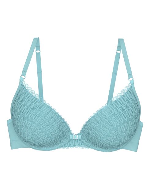 Silberblauer Aura Spotlight T WHU Push-Up-BH mit Bügel