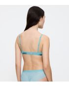 Zilverblauwe Aura Spotlight T WHU Push-Up beugelbeha