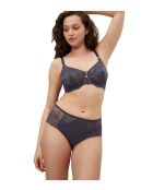 Wild Peony Floral W01 Pallant grijze minimizer-bh met beugel
