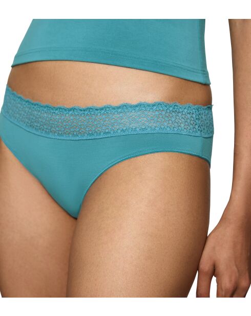 Slip échancré Feel of Modal Tai turquoise calme