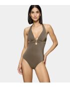 Bañador Midnight Swim OP 01 Havana con copas acolchadas