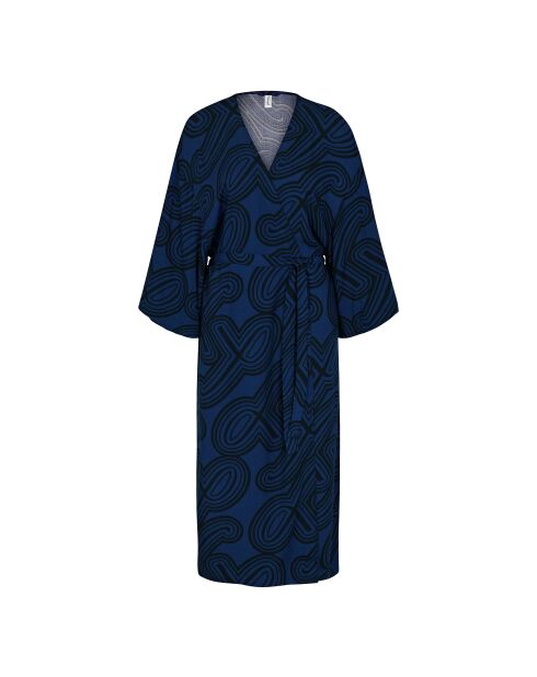 Robe Beach MyWear Tunic Robe 01 bleu foncé