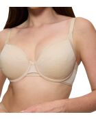 Soutien-gorge avec armatures ampliforme Airy Sensation WP nude beige