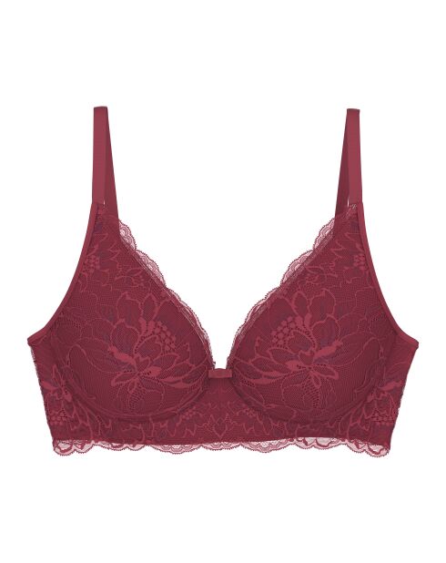 Reggiseno senza ferretto in morbido marsala Amourette Charm T N03