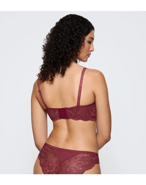 Reggiseno senza ferretto in morbido marsala Amourette Charm T N03