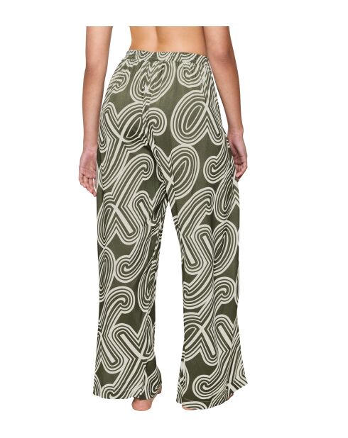 Pantalones Beach MyWear Pareo 01, pantalones verdes