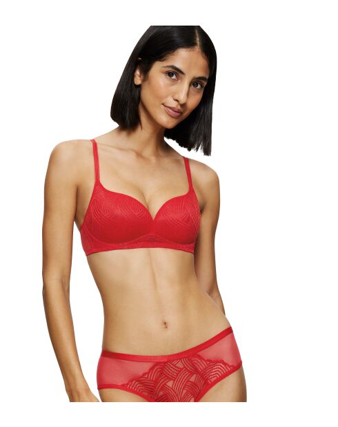 Delightful Spotlight P versterkte beugelbeha rood