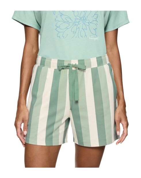 Dunkelgrüne Mix & Match Shorts