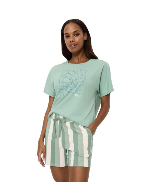 Dunkelgrüne Mix & Match Shorts