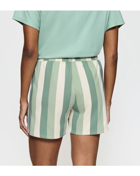 Dunkelgrüne Mix & Match Shorts