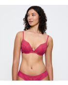 Aura Spotlight T WHU Push-Up beugelbeha fluo roze