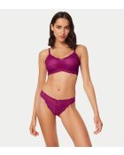 Triumph Lift Smart Highleg Brazilian EX Braziliaanse slip met hoge taille paars