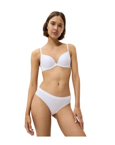 Set van 2 witte Smart Micro Tai EX 2P hoog uitgesneden slips