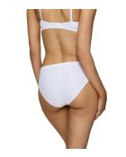 Set van 2 witte Smart Micro Tai EX 2P hoog uitgesneden slips