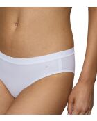 Set van 2 witte Smart Micro Tai EX 2P hoog uitgesneden slips