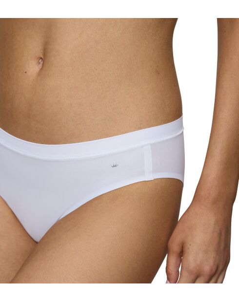 Set van 2 witte Smart Micro Tai EX 2P hoog uitgesneden slips