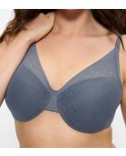 Soutien-gorge avec armatures balconnet ampliforme Triumph Signature Sheer WHP EX bleu nuageux