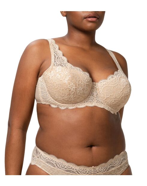 Soutien-gorge avec armatures balconnet ampliforme Amourette 300 WHP X nude