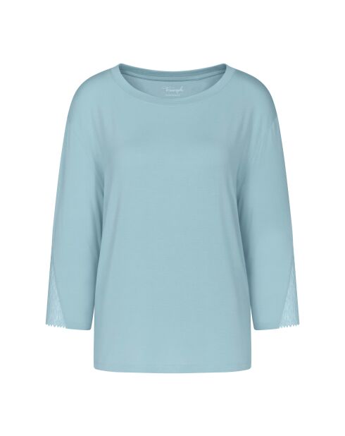 Top Aura Spotlight Top blu argento