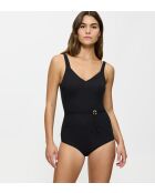 Badpak met voorgevormde cups Summer Twist OP 01 zwart