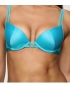 Crazy Stupid Love WHU ozeanblauer Push-up-BH mit Bügel