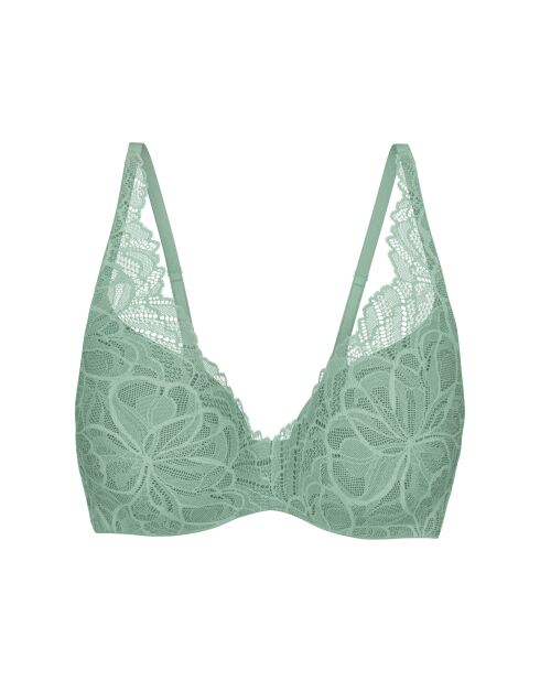 BH met versterkte beugel Body Make-Up Illusion Lace WP turquoise haze