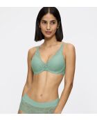 BH met versterkte beugel Body Make-Up Illusion Lace WP turquoise haze