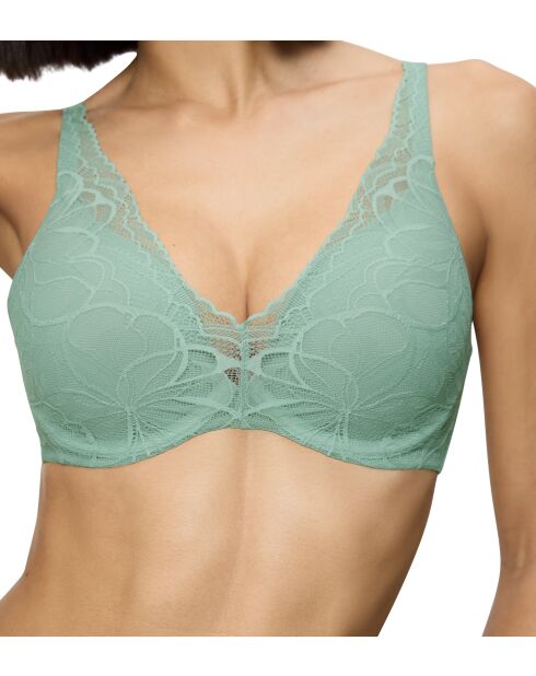 BH met versterkte beugel Body Make-Up Illusion Lace WP turquoise haze