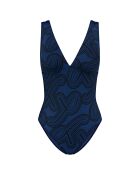 Badpak met voorgevormde cups Flex Smart Summer OP 05 pt donkerblauw