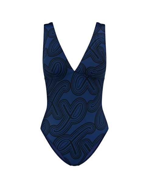 Badpak met voorgevormde cups Flex Smart Summer OP 05 pt donkerblauw