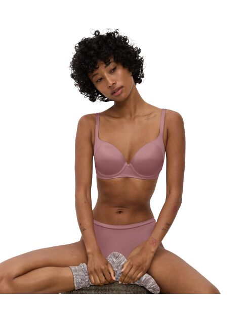 BH met versterkende beugel Body Make-up Soft Touch WP EX combinatie rood - donker