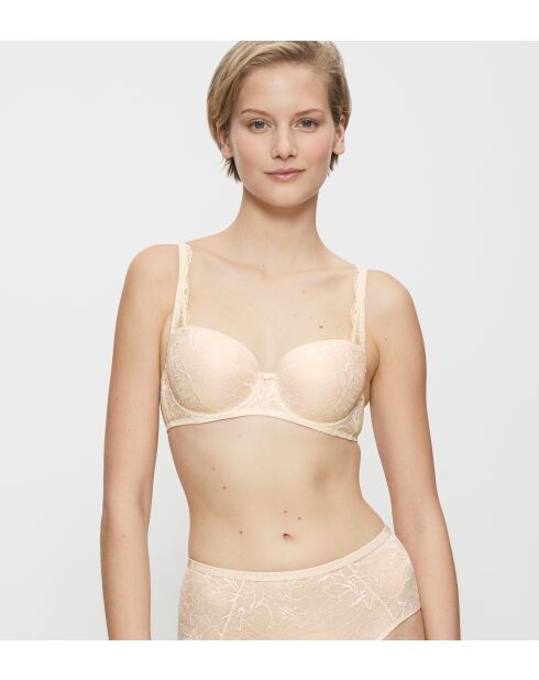 Reggiseno Amourette Charm WHP02 crema con struttura da balcone ampliform