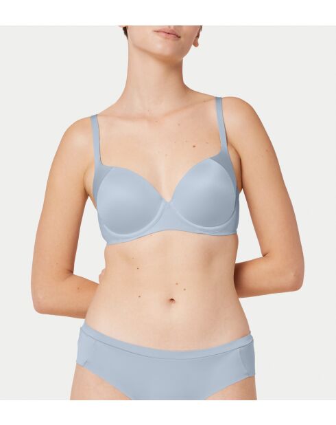 Body Make-up Soft Touch WP EX blauwe bh met versterkte beugel