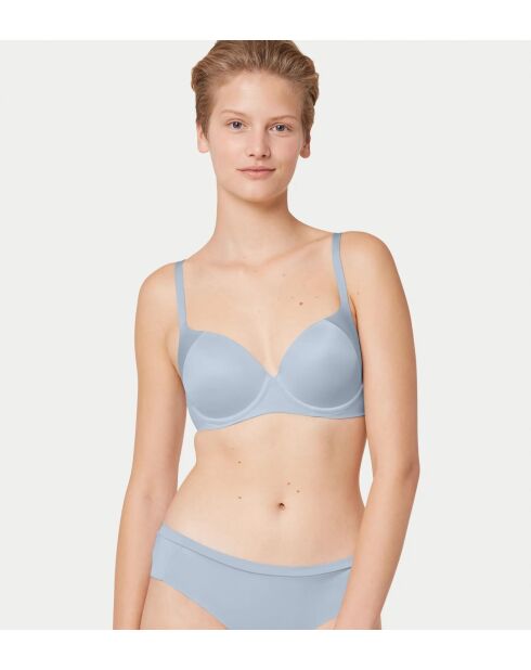 Body Make-up Soft Touch WP EX blauwe bh met versterkte beugel