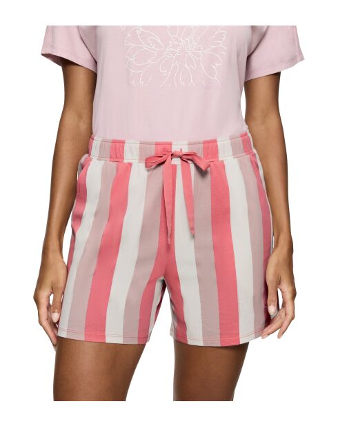 Kurze Mix & Match Shorts rosa