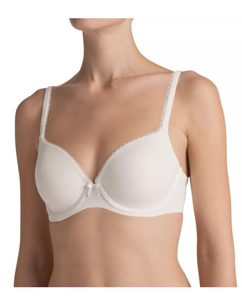 Soutien-gorge avec armatures balconnet ampliforme Perfectly Soft WHP vanille