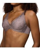 Taubengrauer Body Make-Up Illusion Lace WP-BH mit verstärktem Bügel