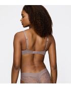 Taubengrauer Body Make-Up Illusion Lace WP-BH mit verstärktem Bügel