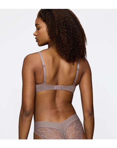 Duivengrijze Body Make-Up Illusion Lace WP-bh met versterkte beugel
