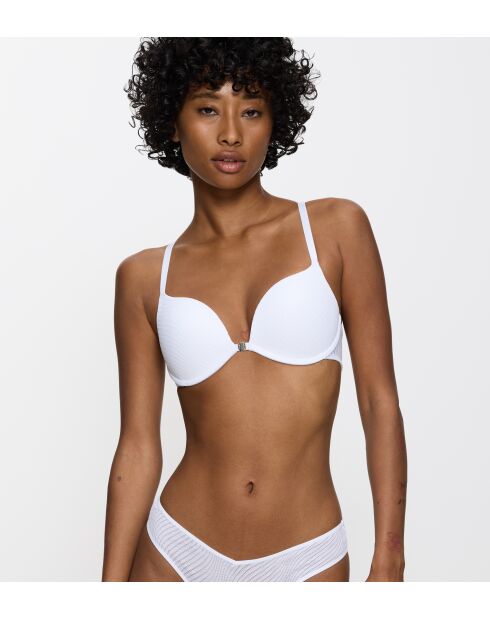 Harmony Spotlight WHUF witte bh met push-up sluiting aan de voorkant