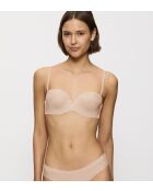 Brede beugelbeha met afneembare bandjes Body Make-Up Essentials WDP nudebeige